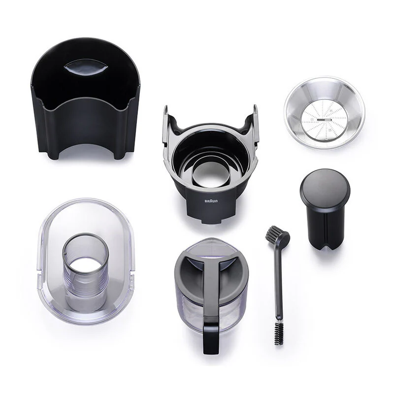 Braun 800W High-Speed Spin Juicer - Powerful Cold Press Juicer for Fruits & Vegetables - Perfect for Healthy Juicing at Home, Gym & Office