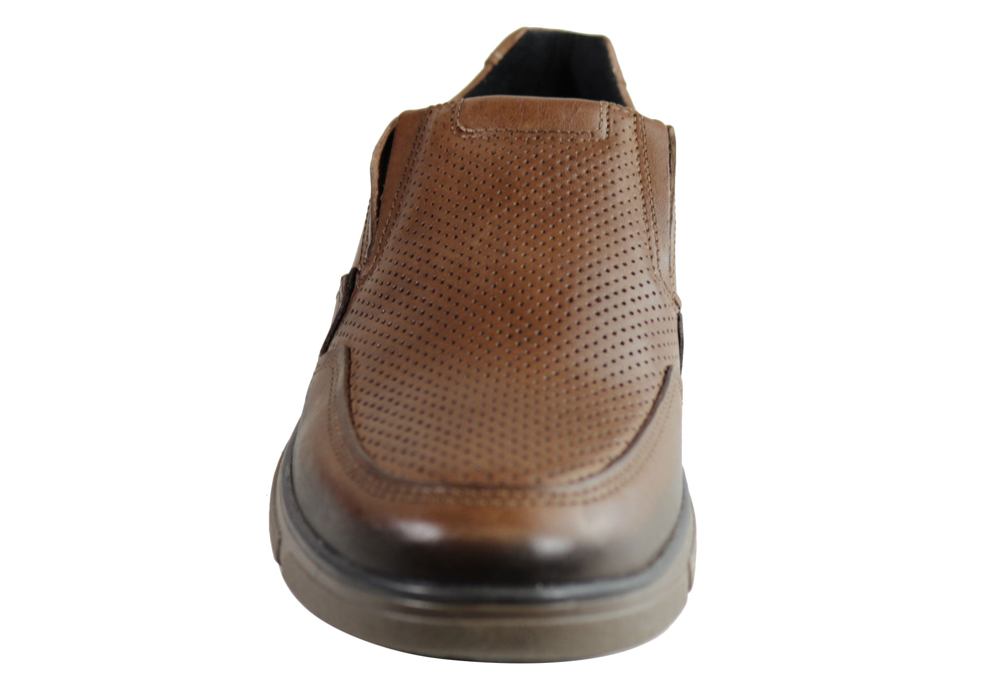Premium Men's Leather Slip-On Loafers - Comfortable Casual Shoes Handcrafted in Brazil - Perfect for Office, Travel & Everyday Wear