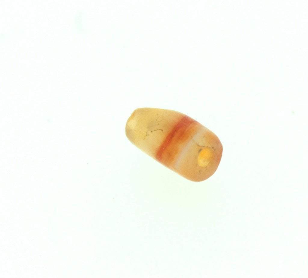 Authentic Ancient Carnelian Chipped Ghost Bead - Genuine Healing Stone for Jewelry Making, Meditation & Spiritual Protection | Perfect for Wiccan, Pagan & Crystal Healing Practices
