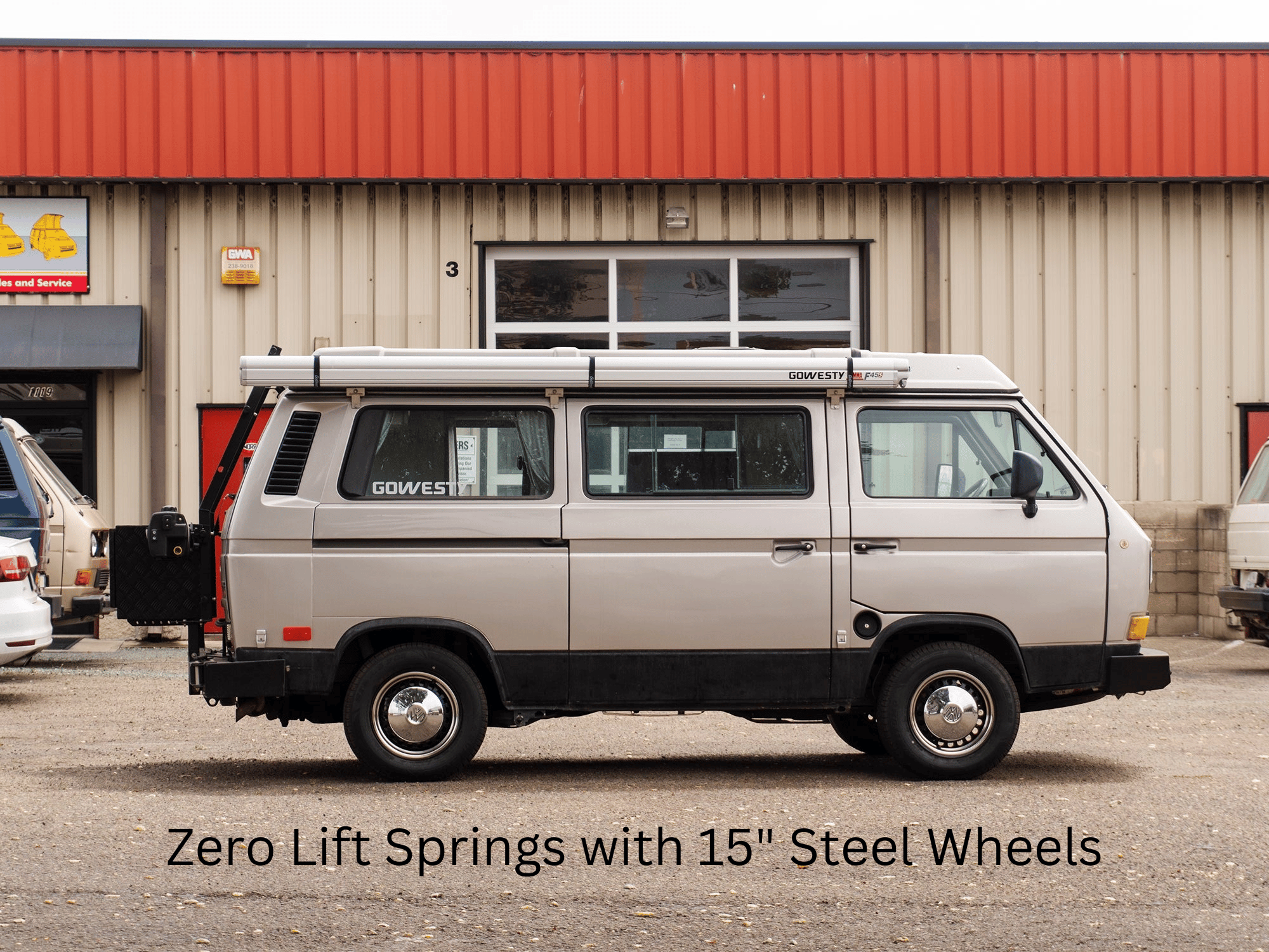GoWesty Coil Spring Bundle for 2WD VW Vanagon - Heavy Duty Suspension Upgrade for Off-Road & Camping Adventures