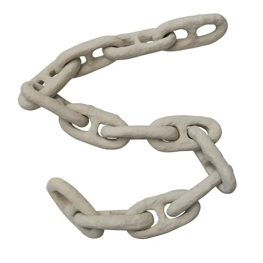 Ivory Beaded Chain Decor - Elegant Home & Wedding Decoration for Walls, Tables, and Events