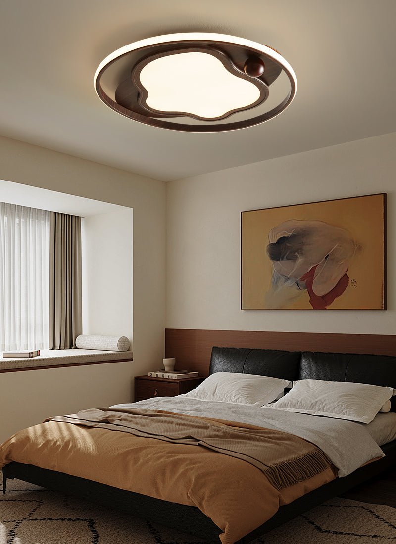Cloudcrest Modern Ceiling Light Fixture - Energy Efficient LED Flush Mount for Bedroom, Living Room & Kitchen - Dimmable Bright Lighting for Home & Office