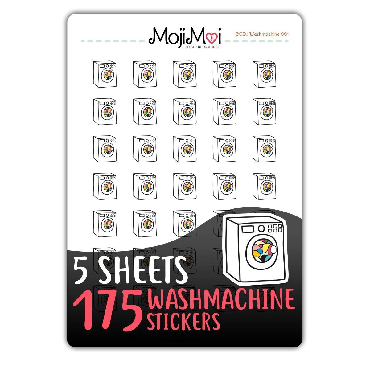 Cute Kawaii Planner Stickers for Life Planner, Happy Planner, Erin Condren, ECLP & Kikki K - Waterproof & Durable - Perfect for Journaling, Scrapbooking & DIY Planning