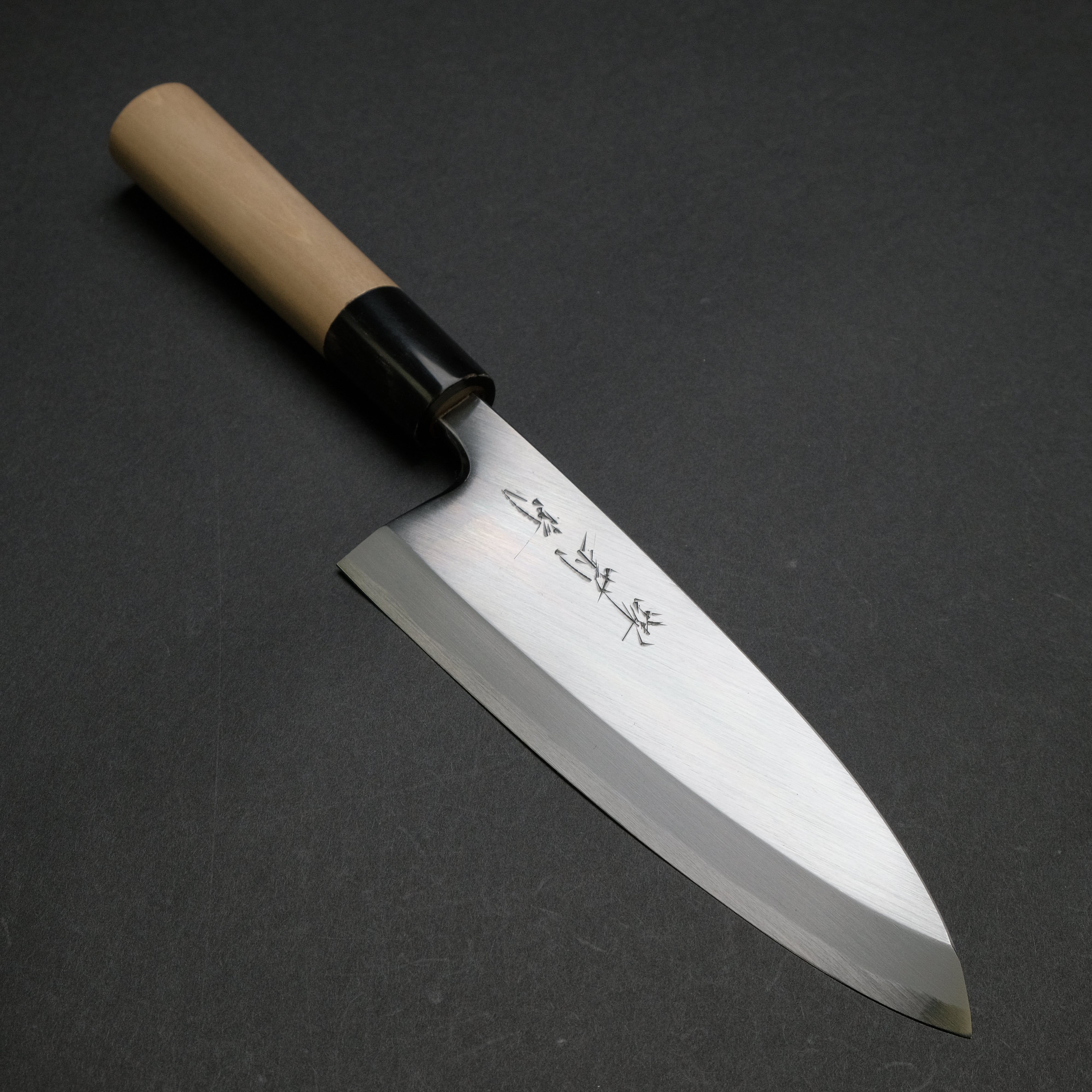 Premium Sakai Kikumori Shironiko White #2 Deba Knife 165mm - Japanese Magnolia Handle - Perfect for Sushi, Filleting Fish & Professional Chefs