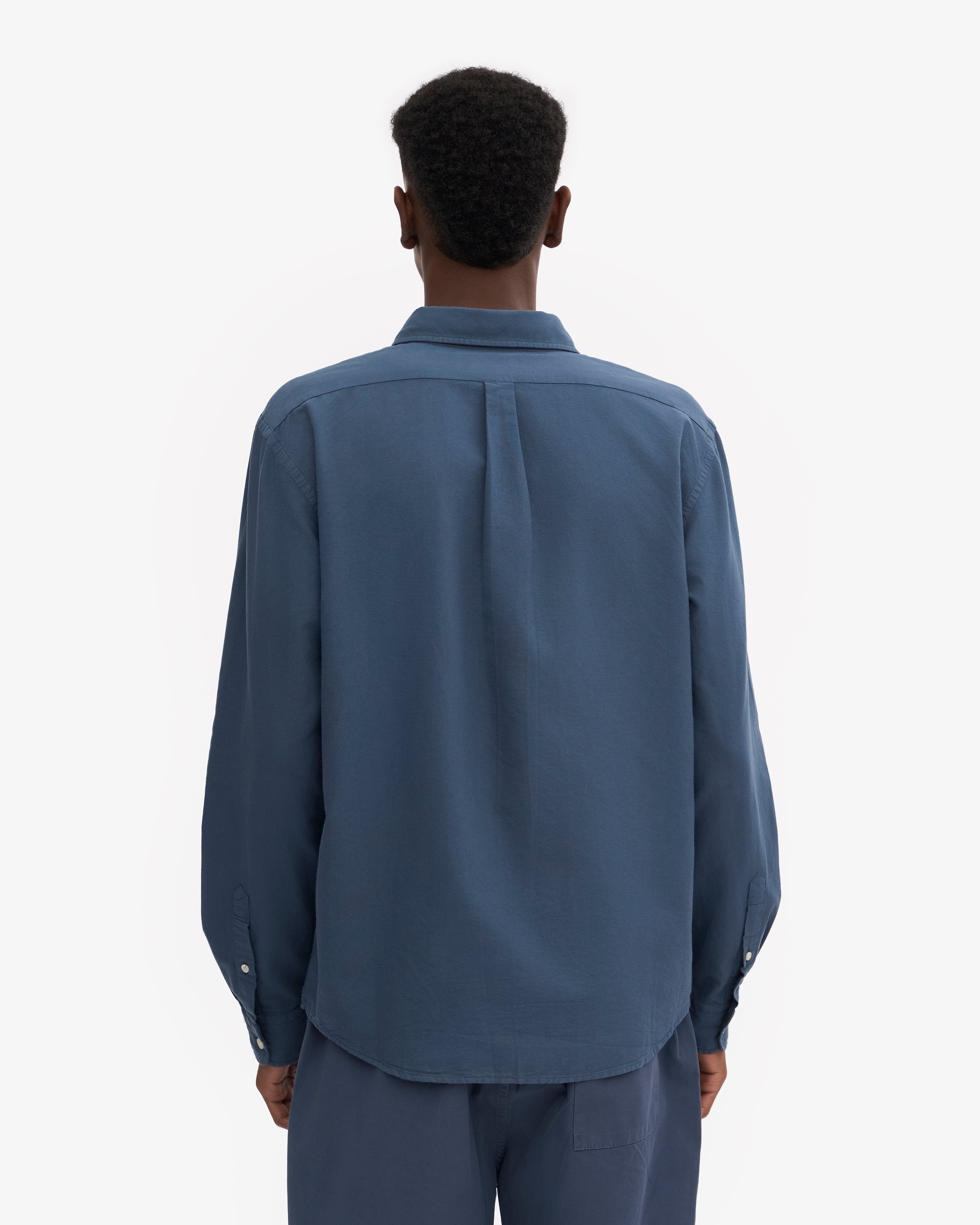 Organic Cotton Button Down Shirt for Men - Petrol Blue Casual Dress Shirt | Perfect for Office, Business Meetings & Smart Casual Outfits