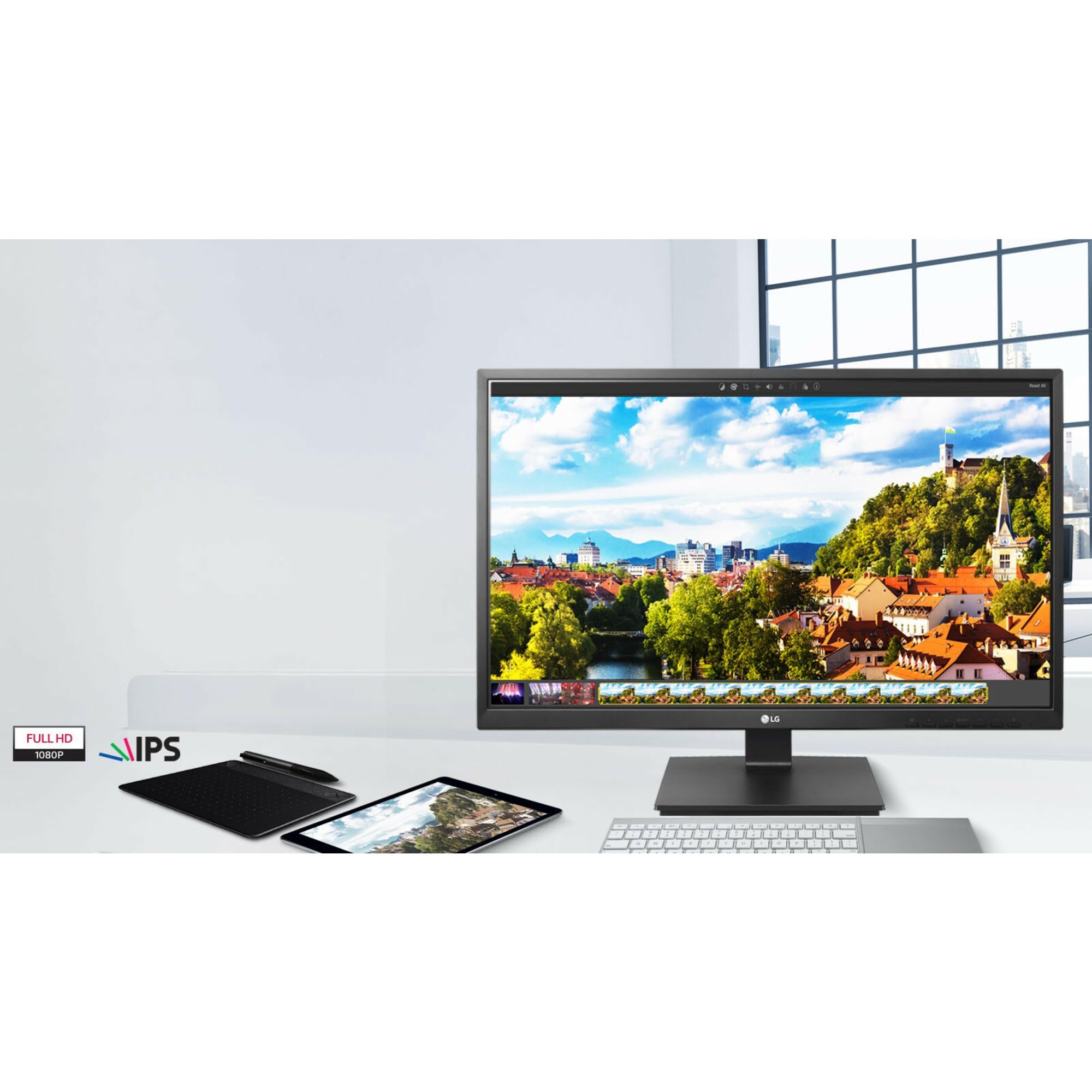 LG 27BL650C-B 27-inch 4K UHD HDR IPS Monitor with USB Type-C - Perfect for Home Office, Graphic Design & Gaming