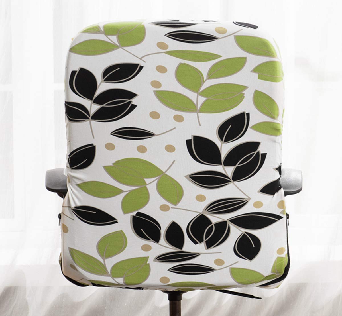 XNN Stretchable Computer Office Chair Cover - Breathable Protective Slipcover for Home & Office (Medium Size) | Perfect for Desks, Gaming, and Conference Rooms