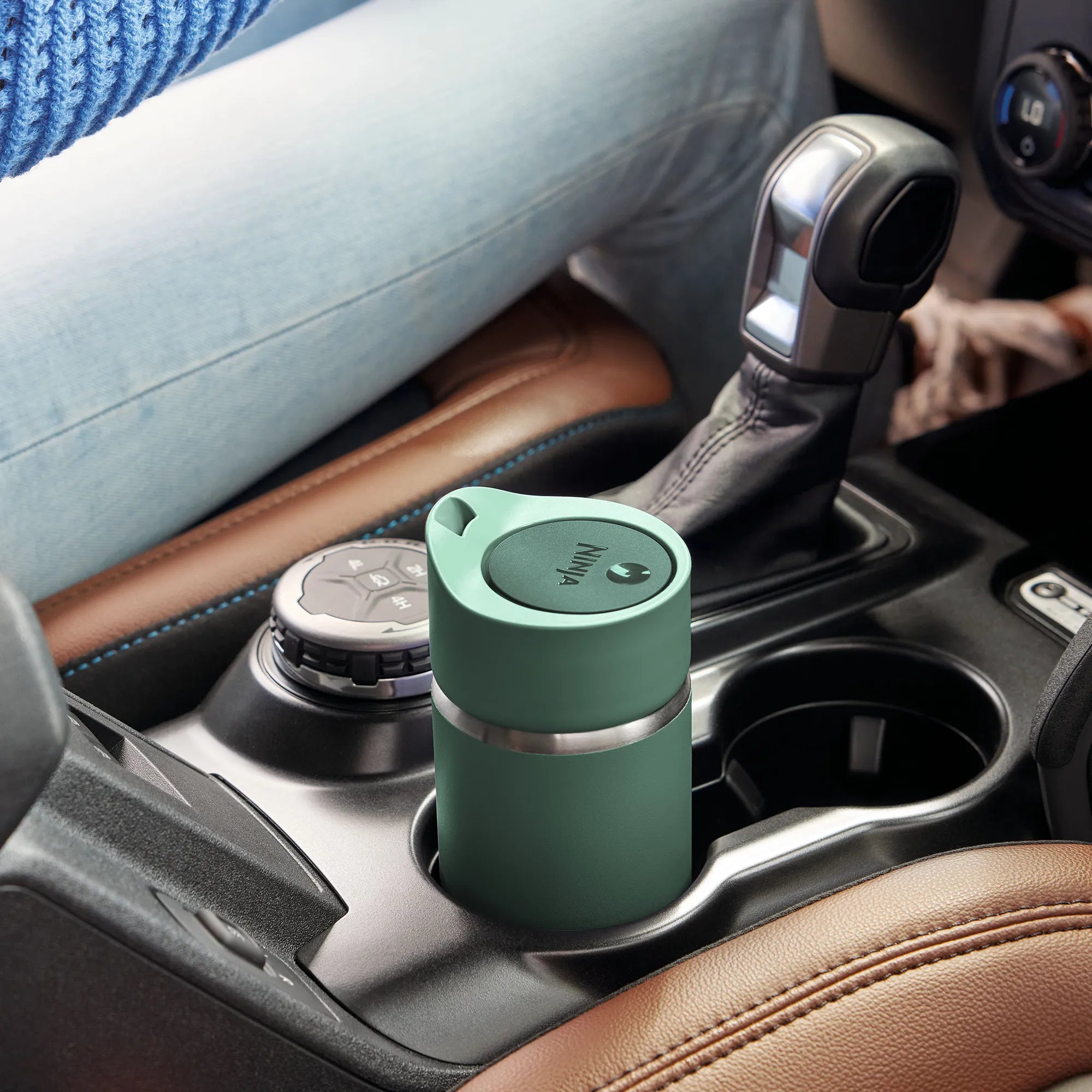 Ninja Sip Perfect 354ml Insulated Stainless Steel Water Bottle - Leakproof, BPA-Free, Keeps Drinks Hot/Cold for 24 Hours - Ideal for Travel, Gym, Hiking & Outdoor Activities