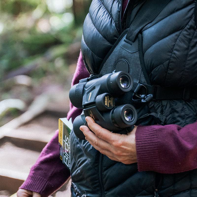 Cotton Carrier Skout G2 Sling Style Harness for Binoculars - Adjustable & Comfortable One Size Fits All - Perfect for Bird Watching, Hiking & Outdoor Adventures