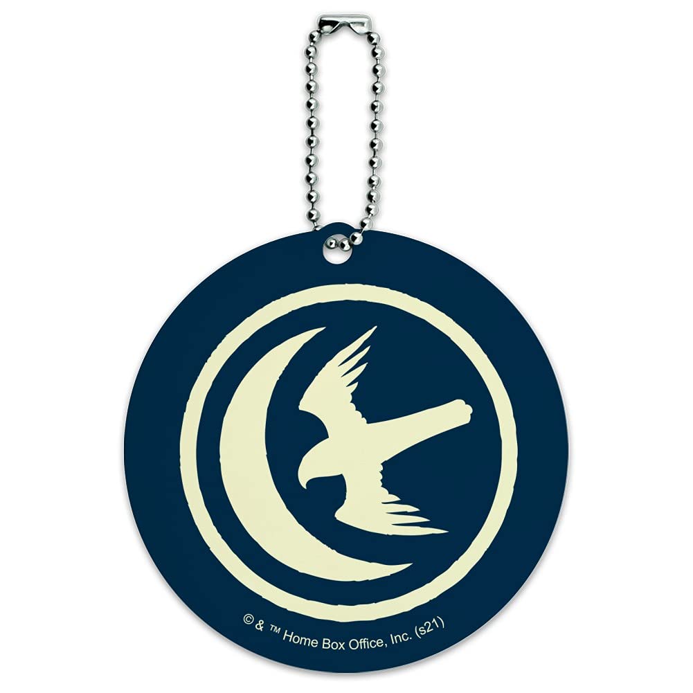 Game of Thrones Arryn Sigil Round Luggage ID Tag - Personalized Suitcase Tag for Carry-On Bags - Perfect for Travel, Business Trips & Cosplay Accessories