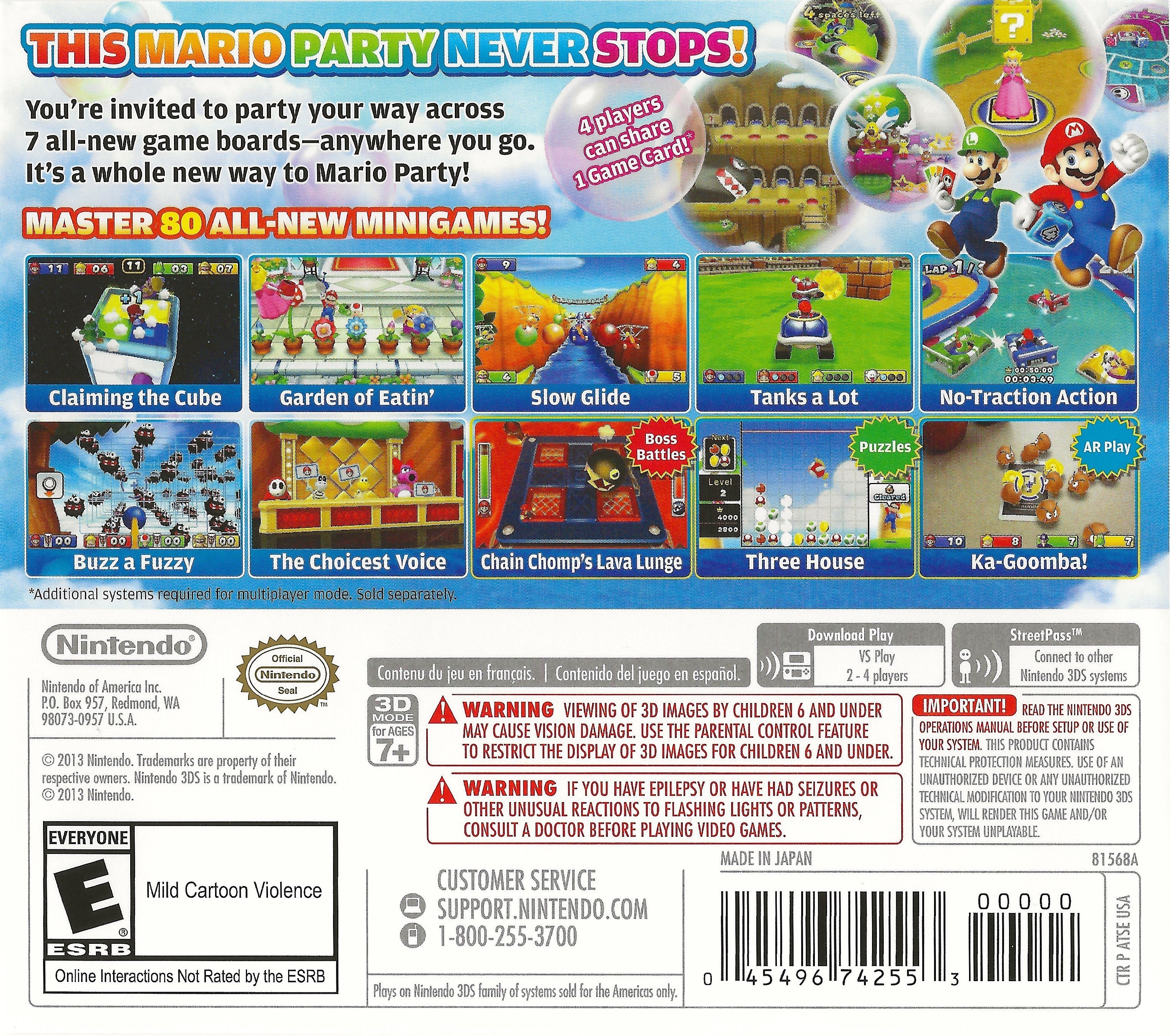Mario Party: Island Tour - Fun Multiplayer Board Game for Nintendo 3DS | Family Game Night & Party Entertainment