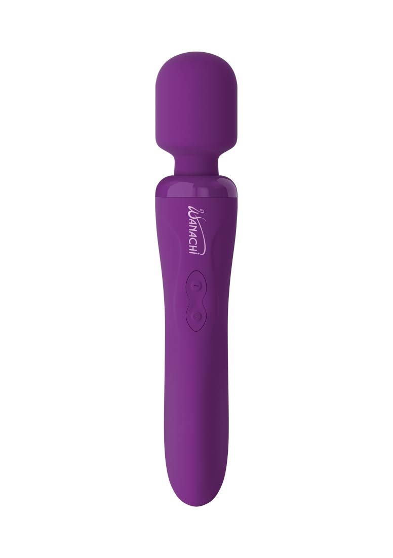 Wanachi Rechargeable Silicone Body Massager in Purple - Relaxing Muscle Relief for Home & Spa Use