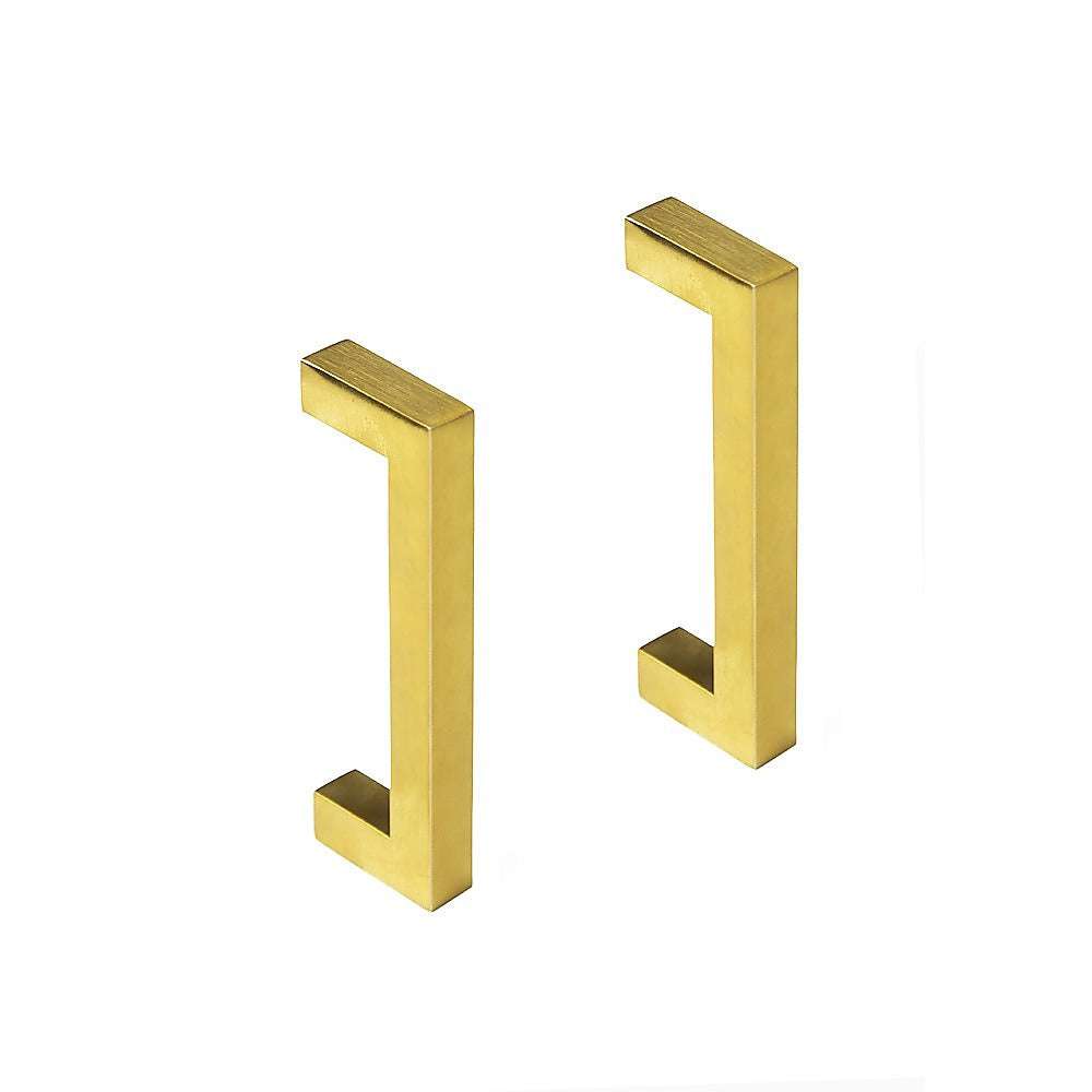 15 Pack Brushed Brass Drawer Pulls - 96mm Kitchen Cabinet Handles with Gold Finish - Perfect for Modern Cabinets, Dressers & Furniture Upgrades