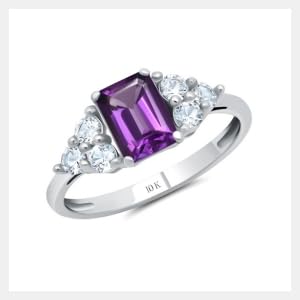 Amethyst | White Gold