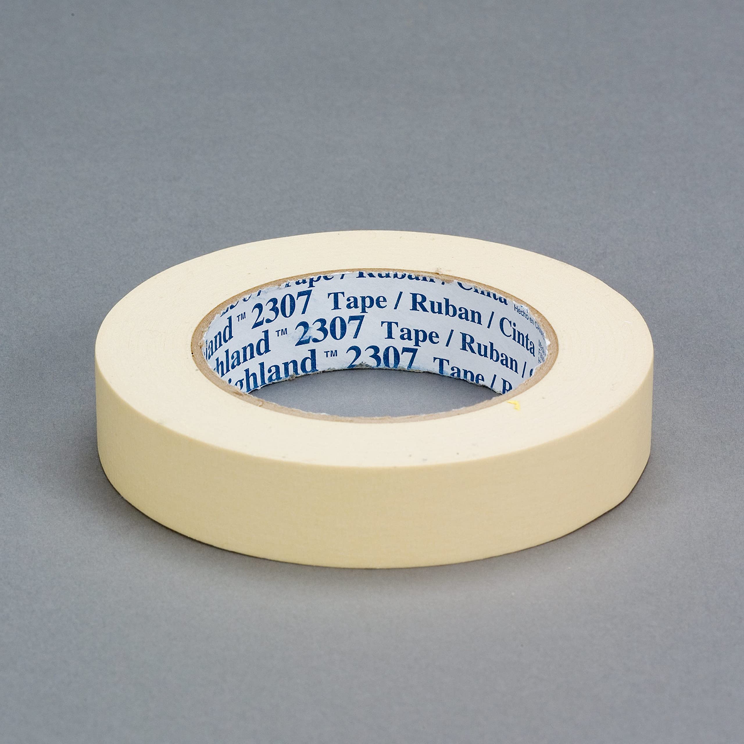 3M 2307 Tan Masking Tape - 72mm x 55m, 5.2 Mil Thickness, 12 Rolls per Case - Perfect for Painting, DIY Projects, Home Renovation & Automotive Work
