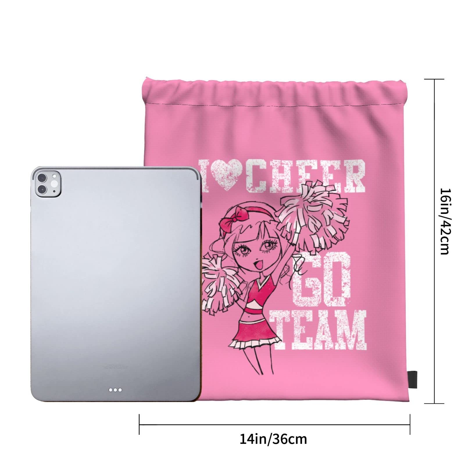 Cheerleading Gym Bags - Drawstring Sports Backpacks for Cheerleaders & Teams (One Size) - Perfect for Practice, Competitions & Team Gifts