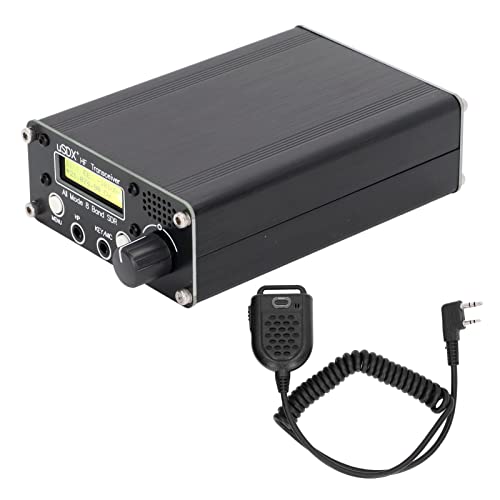 8 Band HF SSB QRP Radio Transceiver with LCD Display & BNC Antenna Connector - Full Mode SDR Communication Device for Long Distance Ham Radio, Emergency Preparedness, and Outdoor Adventures (No Power Supply Included)