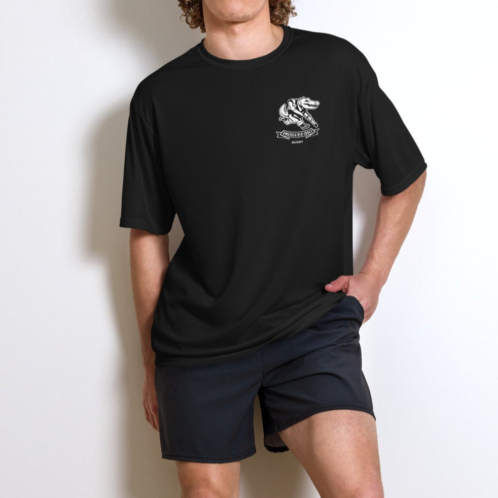 KwaZulu Old Crocs Performance T-Shirt - Breathable Quick-Dry Activewear for Men & Women - Perfect for Hiking, Gym Workouts, and Outdoor Adventures