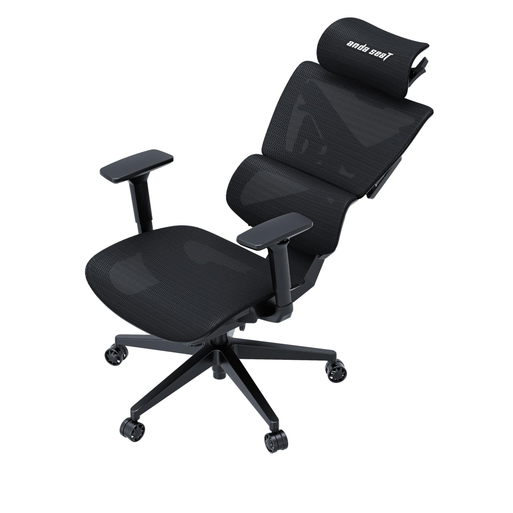 Anda Seat X Air Mega Gaming Chair - Ergonomic Mesh Office Chair with Lumbar Support - Space Black - Perfect for PC Gaming, Streaming & Long Work Sessions
