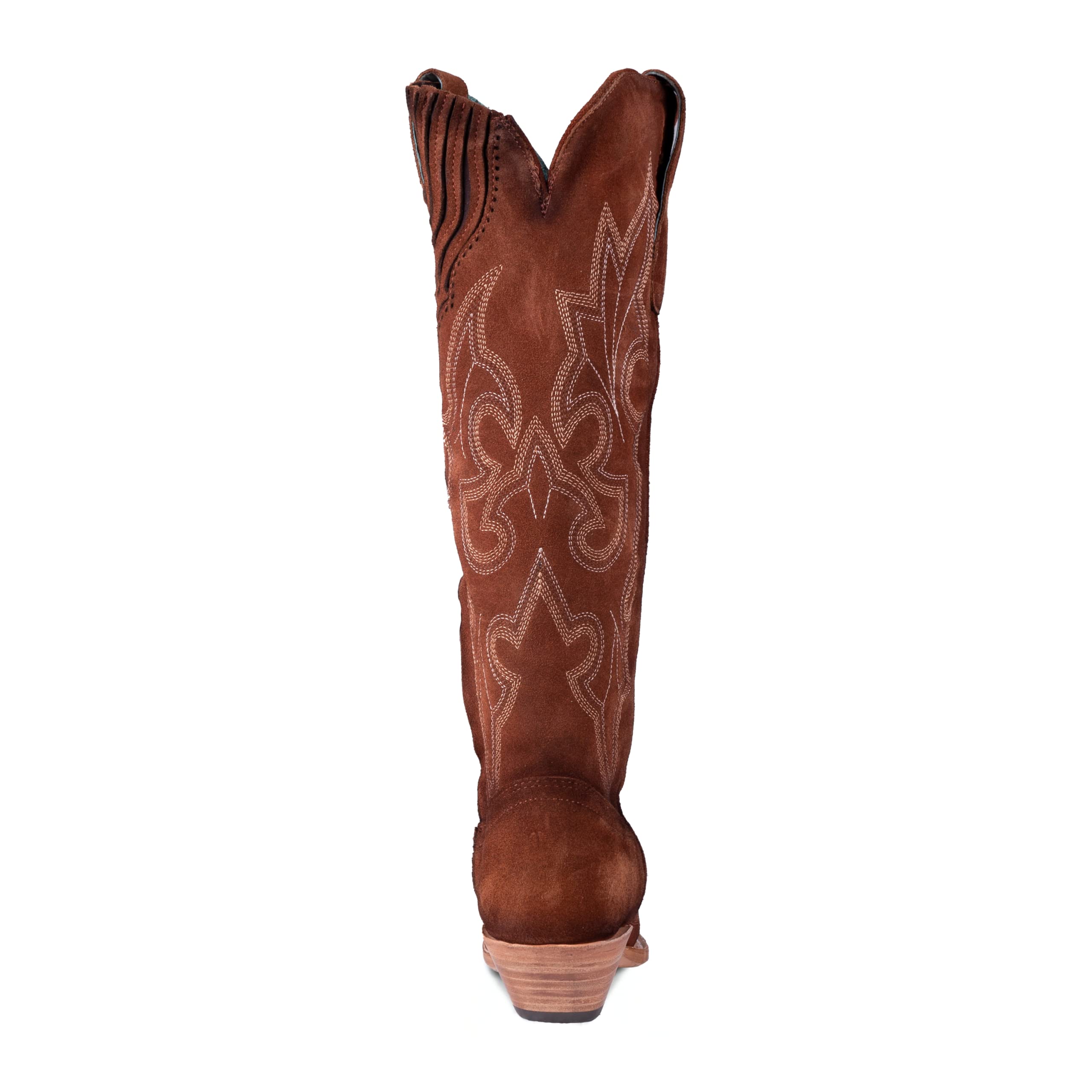 Corral Women's Shedron Suede Embroidered Tall Boots - Western Cowgirl Boots for Rodeo, Country Dancing & Fashion Outfits