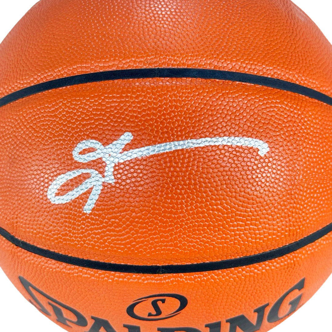 Allen Iverson Autographed Spalding NBA Game Ball with JSA Certificate - Perfect for Collectors, Sports Memorabilia Fans & Basketball Enthusiasts - Great for Display, Gifts & Home Decor