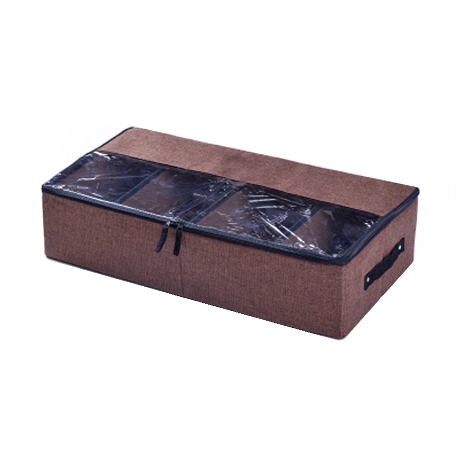 TIYKI Under Bed Storage Bags - Shoe Organizer & Clothes Closet Box for Shoes, Clothing Organization (D1 Color) - Perfect for Bedroom, Closet & Small Space Storage Solutions