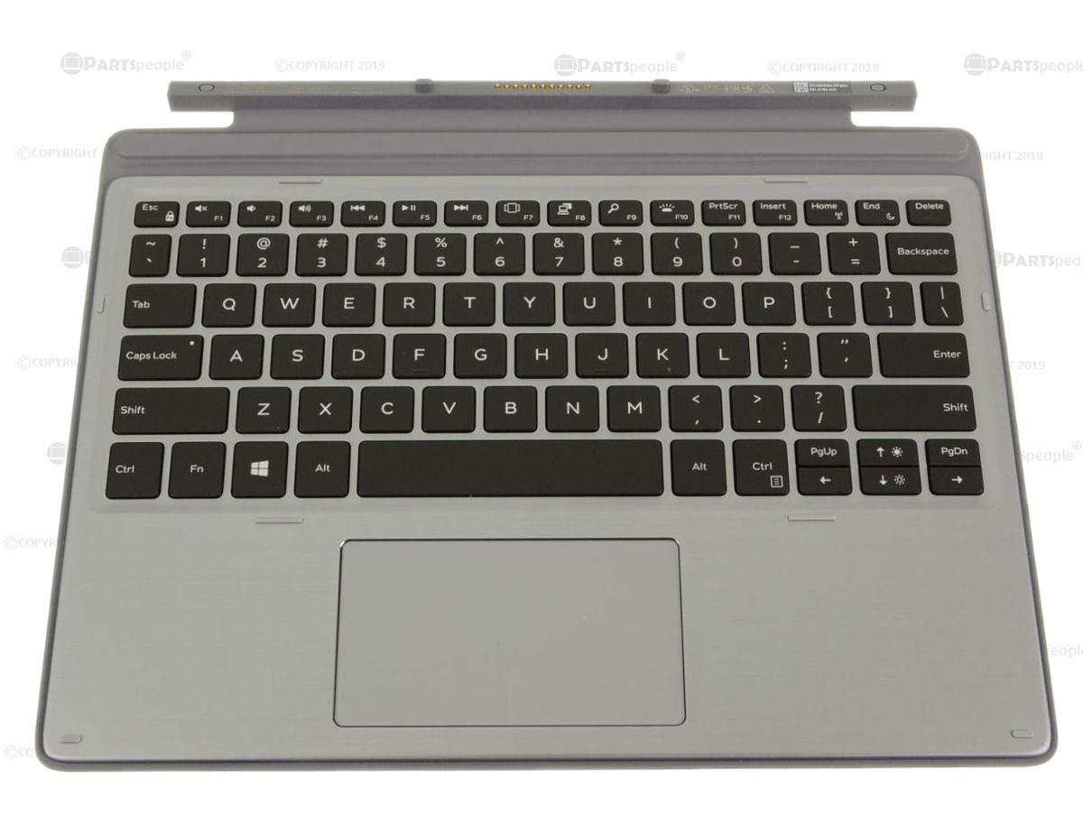 Original Dell OEM Latitude 7200 7210 2-in-1 Tablet Travel Mobile Keyboard 24D3M - Compatible with Dell Latitude 7200 & 7210 Convertible Laptops - Perfect for Business Travel & Remote Work