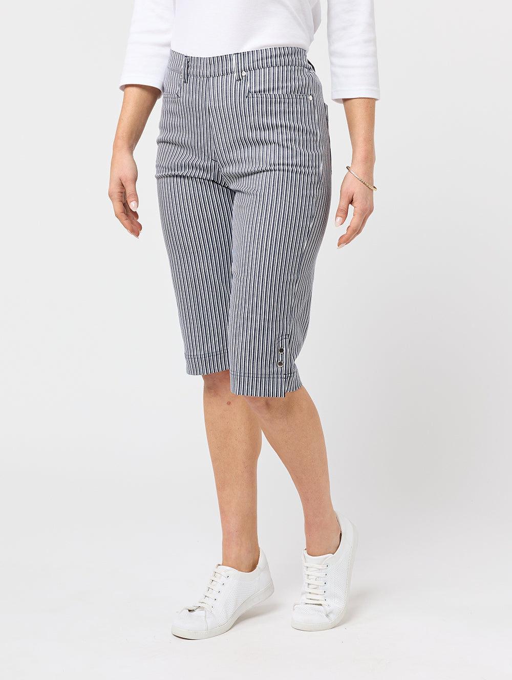 Preene Women's High Waist Long Shorts - Comfortable Stretch Fabric for Yoga, Running & Lounge Wear - Perfect for Workouts and Casual Outings