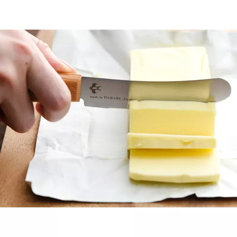 Arnest Spreading Knife with Wooden Handle & Flexible Blade - 85mm Butter Knife for Baking, Cooking, and Cake Decorating