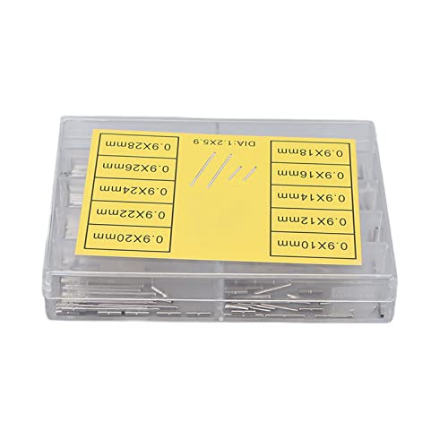 0.9x1.2mm Stainless Steel Watch Tube Bar - Anti-Oxidation Watch Link Pins Storage Case for Watchmakers & Repair Shops | Professional Watch Accessories Organizer for Jewelry Workshops & Watch Repair Kits