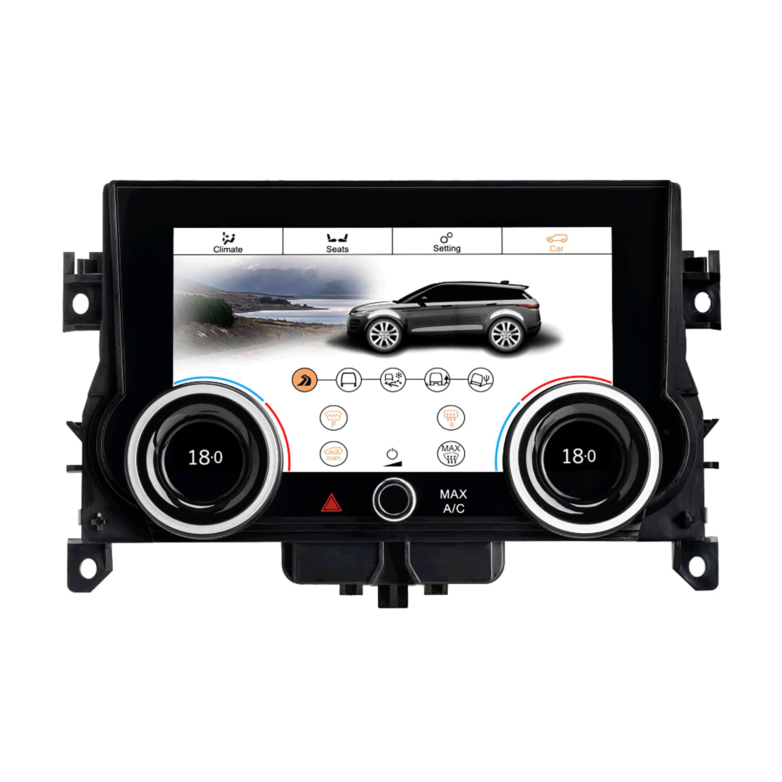 7in Touch Screen Air Conditioning Panel for Range Rover Evoque 2012-2018 - Smart AC Control Upgrade - Perfect for Summer Cooling & Winter Heating Comfort