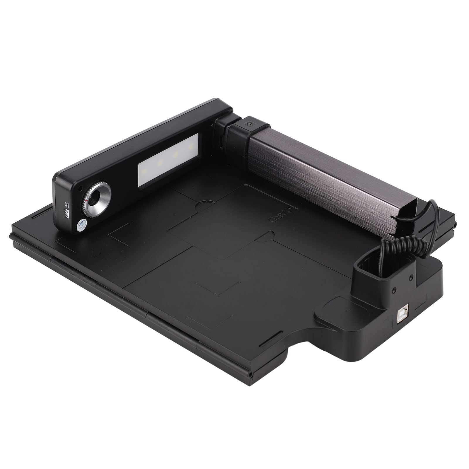 5MP Portable Document Camera for Teachers - Auto Focus, LED Lights, Foldable USB Scanner for A4 Size | Live Demos, Distance Learning, ID Card & Book Scanning | Windows Compatible | Perfect for Online Teaching, Webinars & Remote Education
