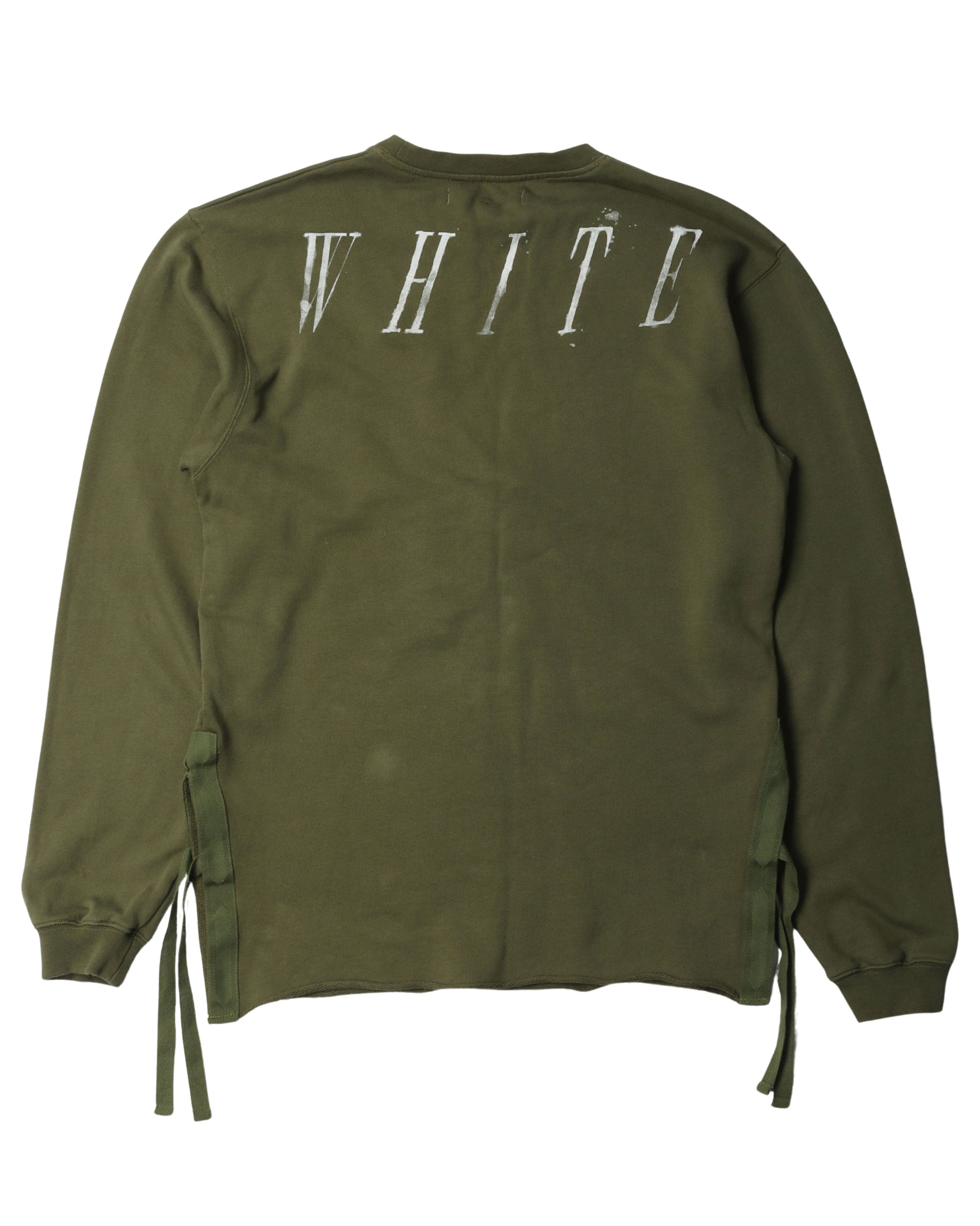 White Crewneck Sweatshirt for Men & Women | Soft Cotton Casual Pullover | Perfect for Everyday Wear, Lounge & Street Style