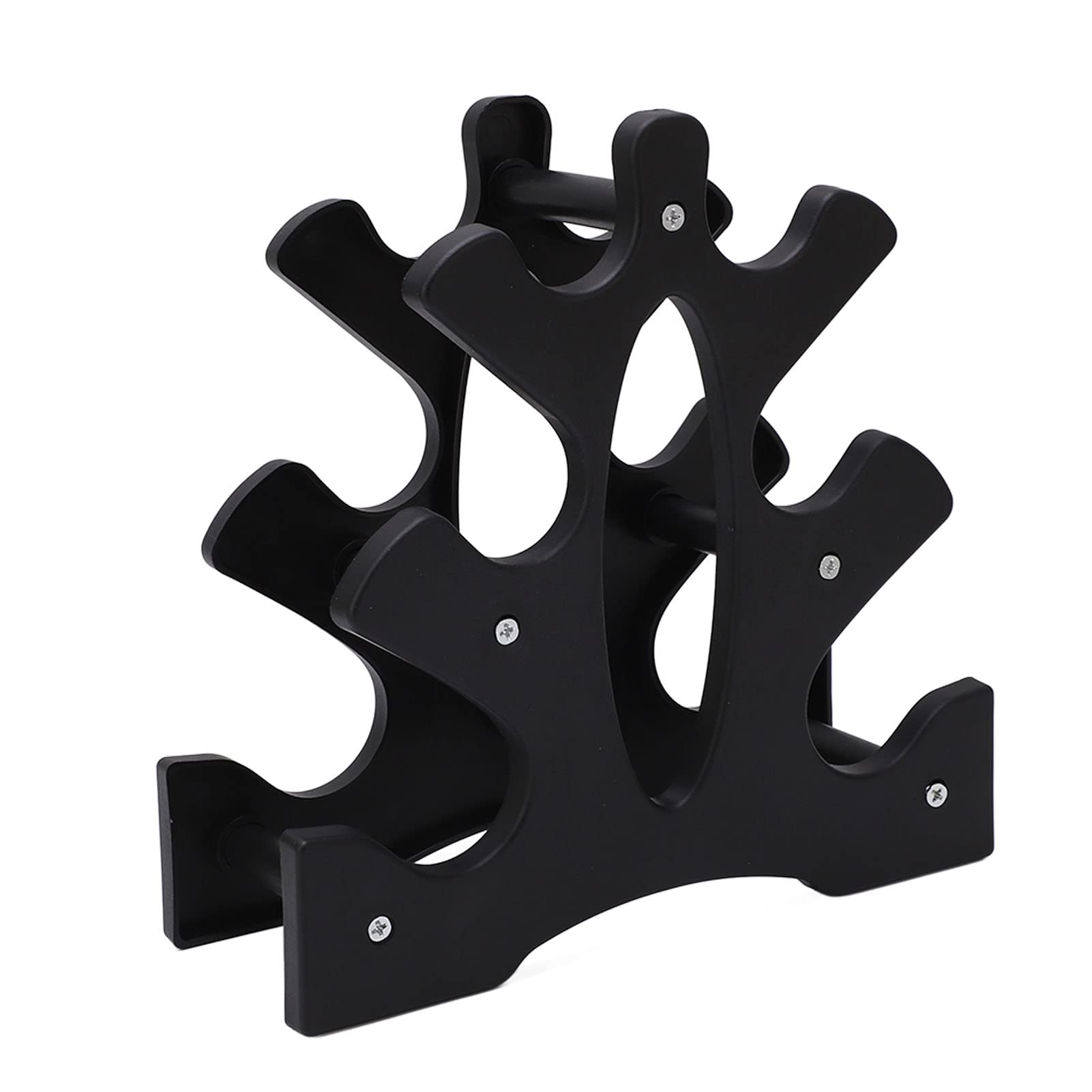 3-Tier Dumbbell Rack Weight Stand - 20kg Capacity, Easy Assembly PP Material for Home Gym - Perfect for Dumbbell Storage & Organization in Garage, Basement or Fitness Room