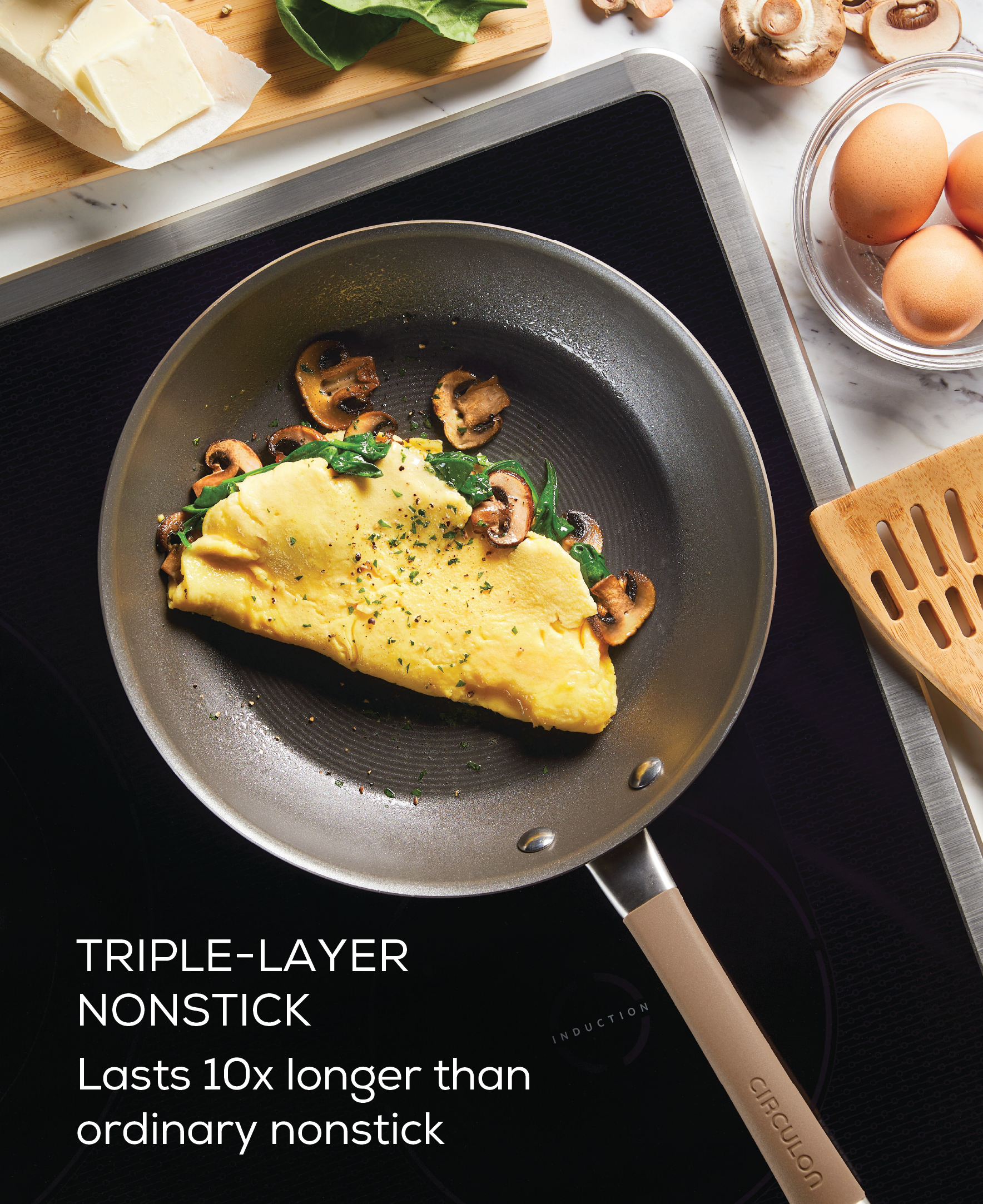 5-Piece Nonstick Cookware Set - Pots and Pans for Healthy Cooking | Perfect for Frying, Boiling & Sauteing | Ideal for Home Kitchen & Professional Use