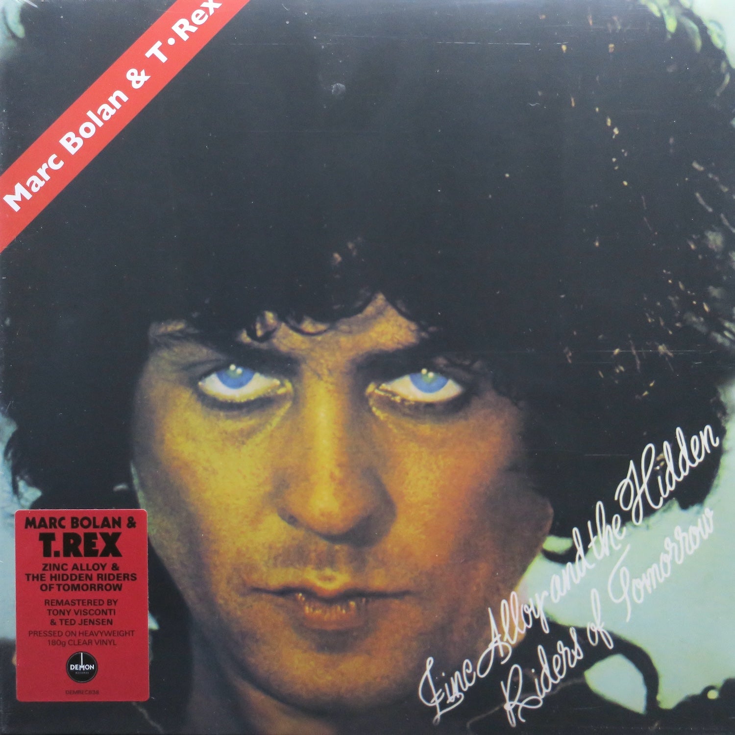 MARC BOLAN & T.REX 'Zinc Alloy And The Hidden Riders' CLEAR Vinyl LP Record - Limited Edition Collectible for Music Lovers & Vinyl Enthusiasts - Perfect for Home Listening, Gifts & Music Collections