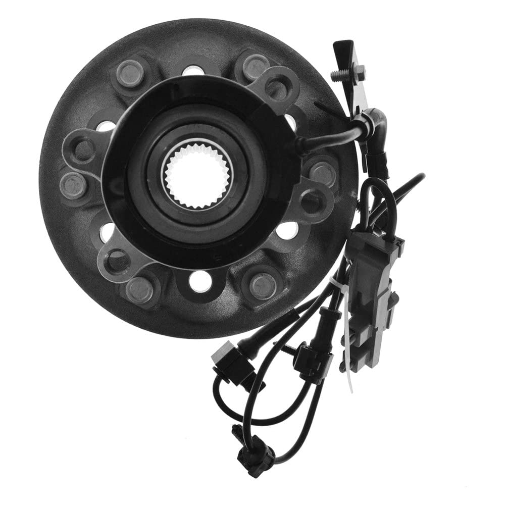 TRQ Front Drivetrain Kit - CV Axle Shaft & Wheel Hub Bearing Assembly for 2004-2008 Chevy Colorado, GMC Canyon, 2006 Isuzu i-350, 2007-2008 i-370 | Replacement Parts for Smooth Off-Road & Daily Driving