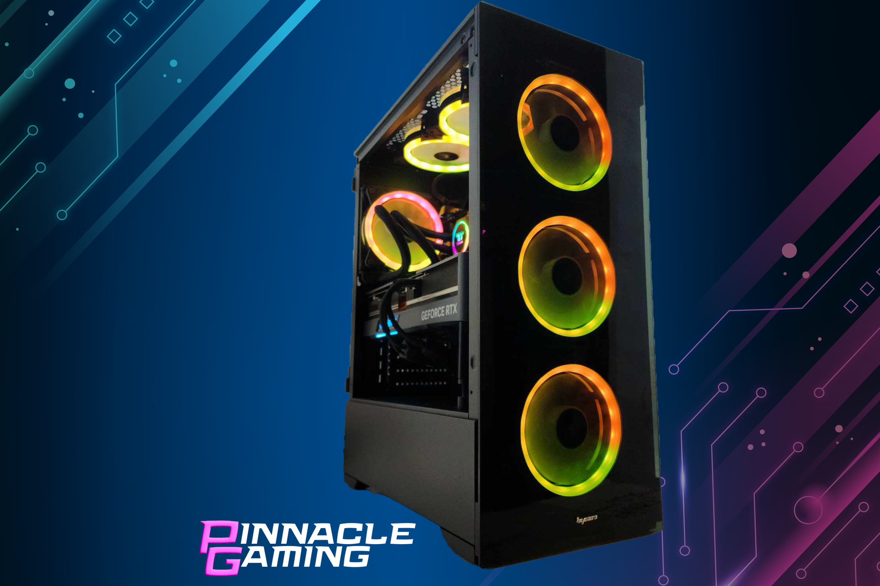 Custom Gaming PC - AMD Ryzen 5 Processor, RTX 5070 Graphics, 1TB M.2 SSD, 64GB DDR5 RAM, RGB Lighting - High Performance Desktop Computer for Gaming, Streaming & Content Creation