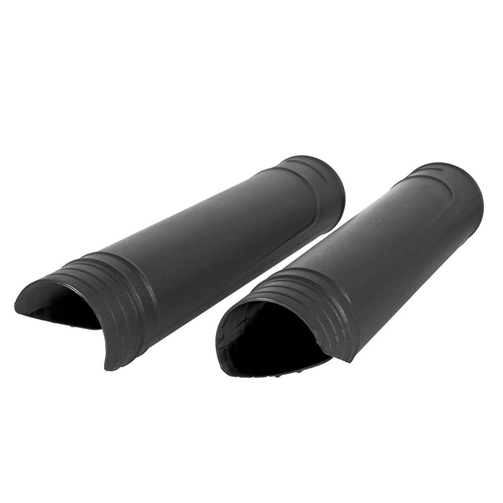 Motorcycle Upper Fork Guards - High Impact Resistance Plastic Wraps for Dirt Bike | Compatible with Yamaha, Kawasaki, Husqvarna (Black) | Off-Road Protection & Style Upgrade