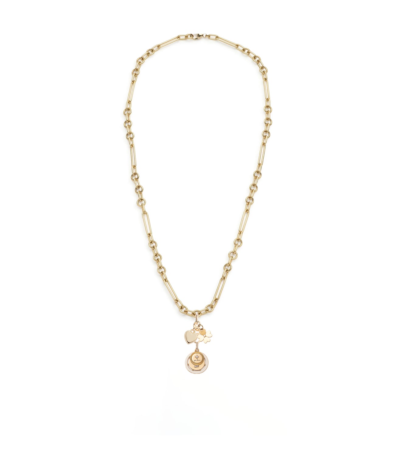Ever Growing Love Vivacity: Small Mixed Clip Chain Necklace - Perfect for Everyday Wear, Gifts & Special Occasions