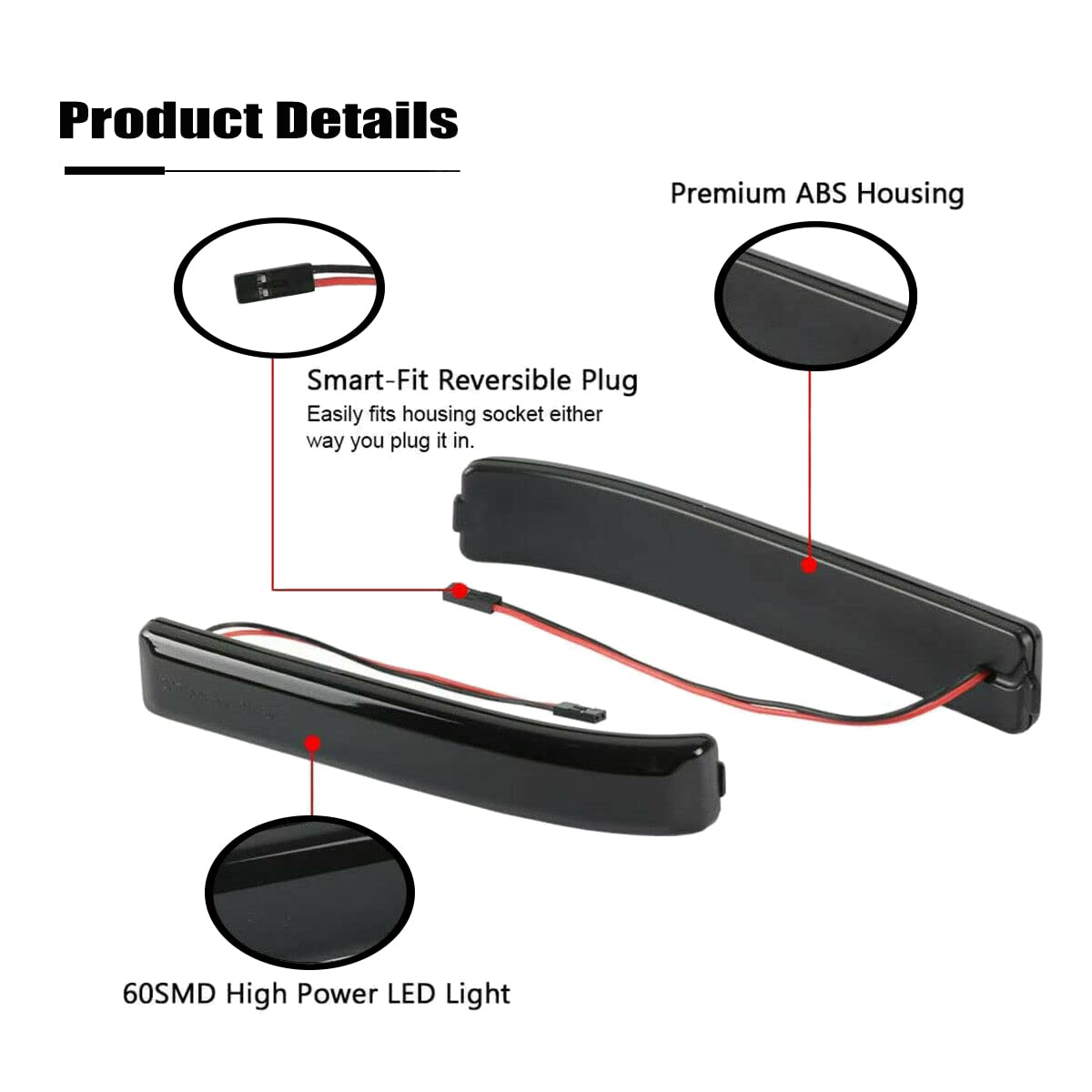 Smoked Lens Sequential LED Side Mirror Turn Signal Lights for 2009-2014 Ford F150 - Upgrade Your Truck's Safety & Style for Night Driving & Highway Use