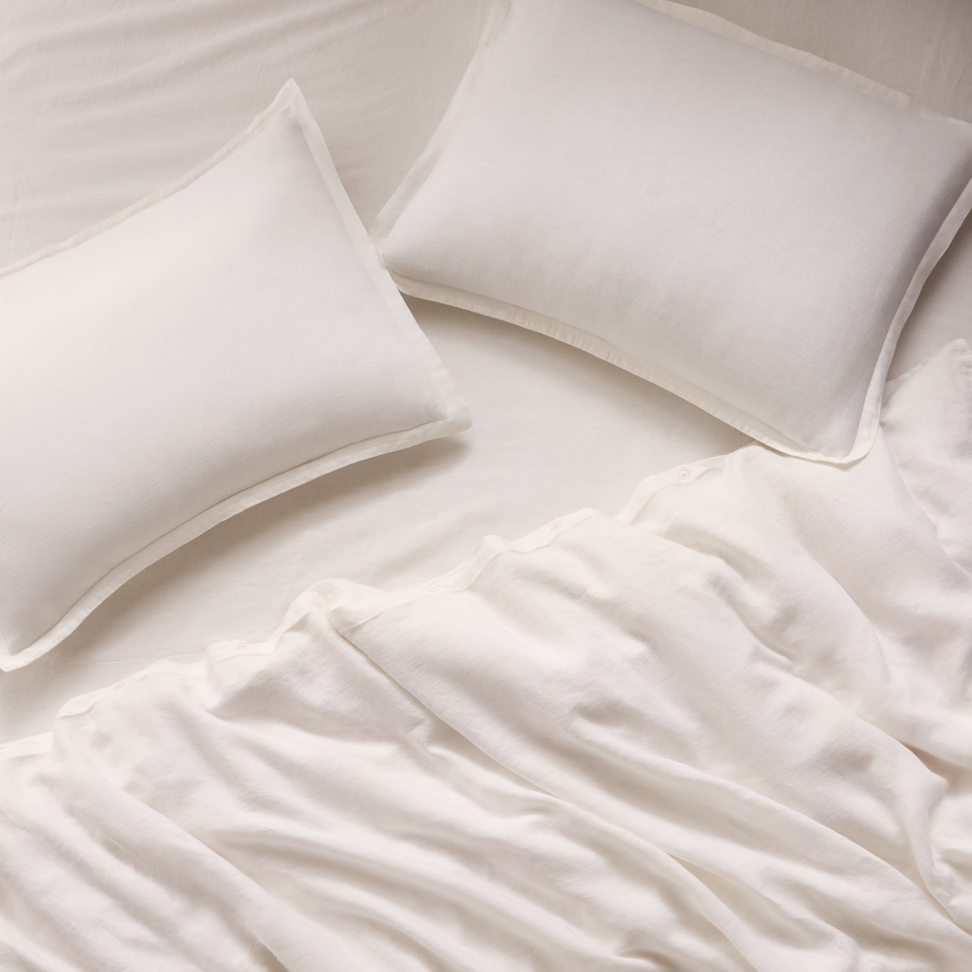 Premium 100% Linen Sham Pillowcase - Breathable & Soft for All Seasons - Perfect for Bedroom, Guest Room, or Vacation Home Decor