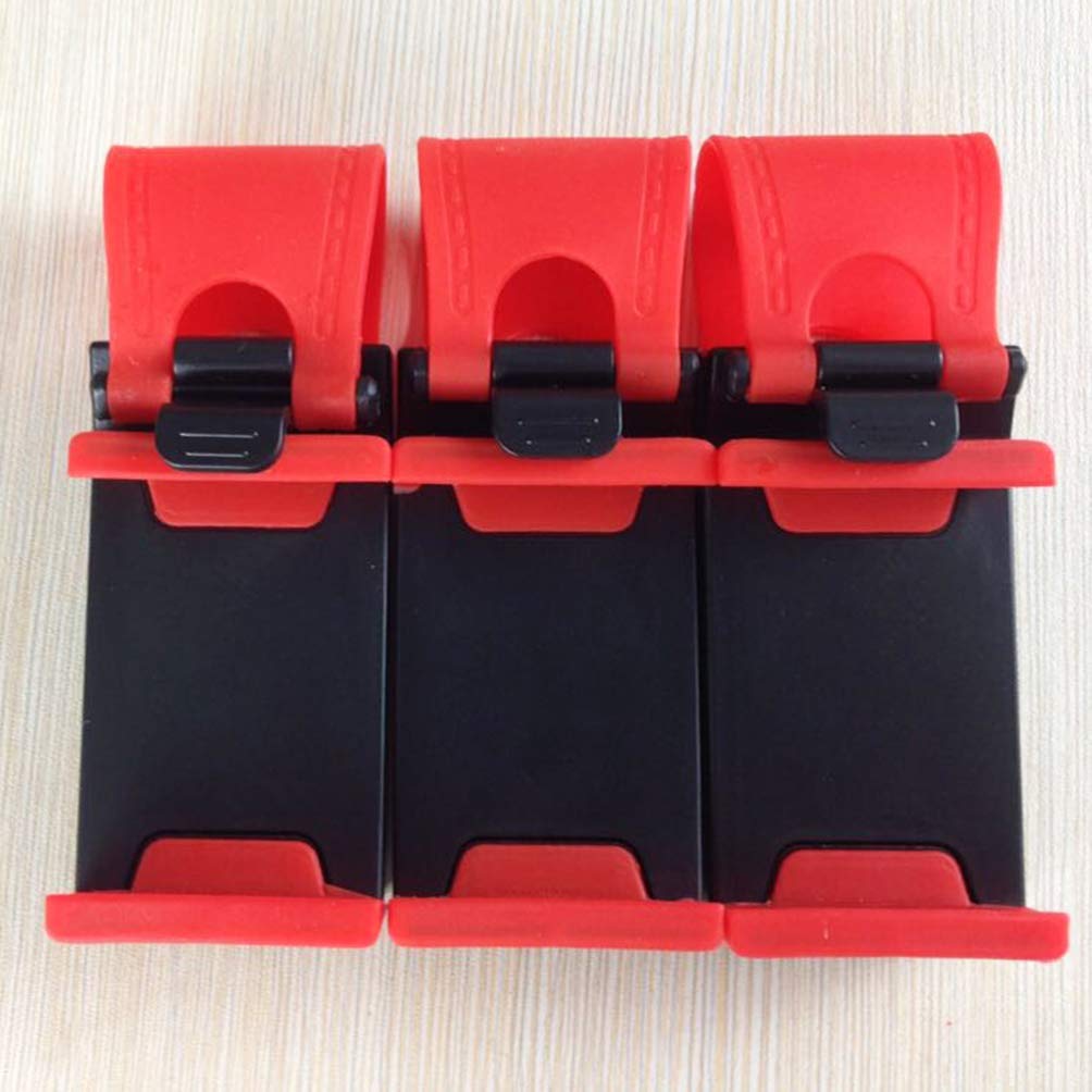 3-Pack Adjustable Phone Stand for Desk - Universal Smartphone Holder for iPhone, Android, Tablets - Perfect for Home Office, Car, Video Calls & Hands-Free Viewing