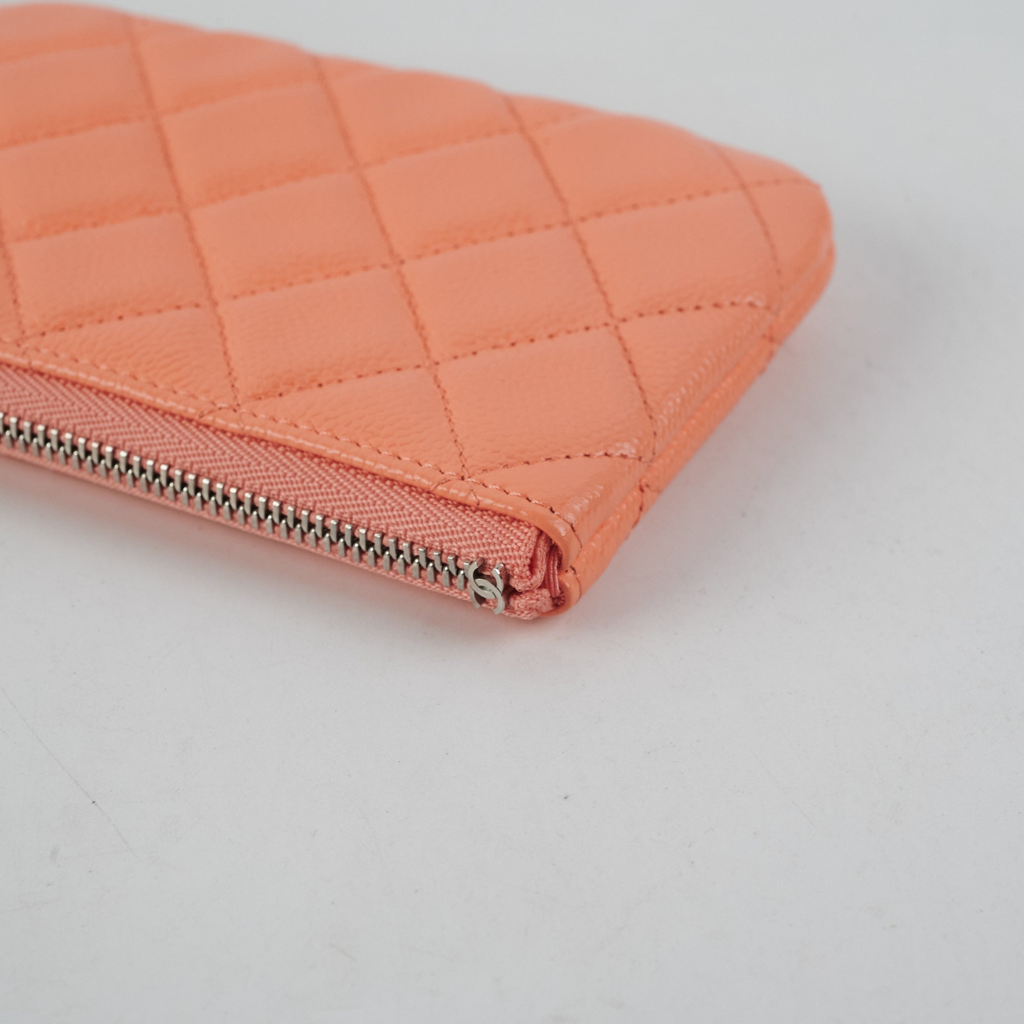 Chanel Classic Caviar Leather Mini Square Flap Bag Coral Pink - Luxury Crossbody Purse for Women, Perfect for Date Night & Special Occasions