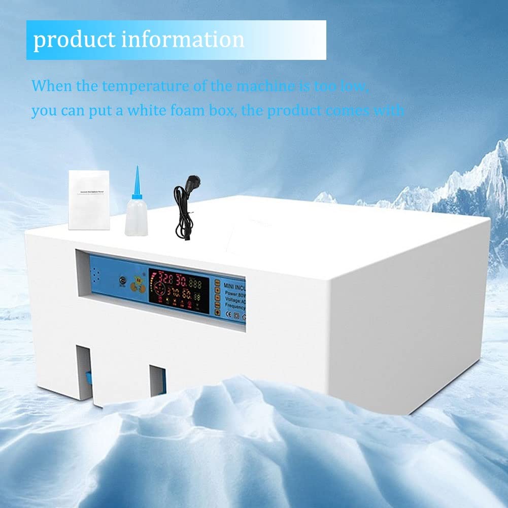 320 Egg Digital Automatic Incubator with LED Display – Poultry Hatcher for Chicken, Duck & Quail Eggs – Precise Temperature & Humidity Control – Perfect for Home Farming & Hobbyists