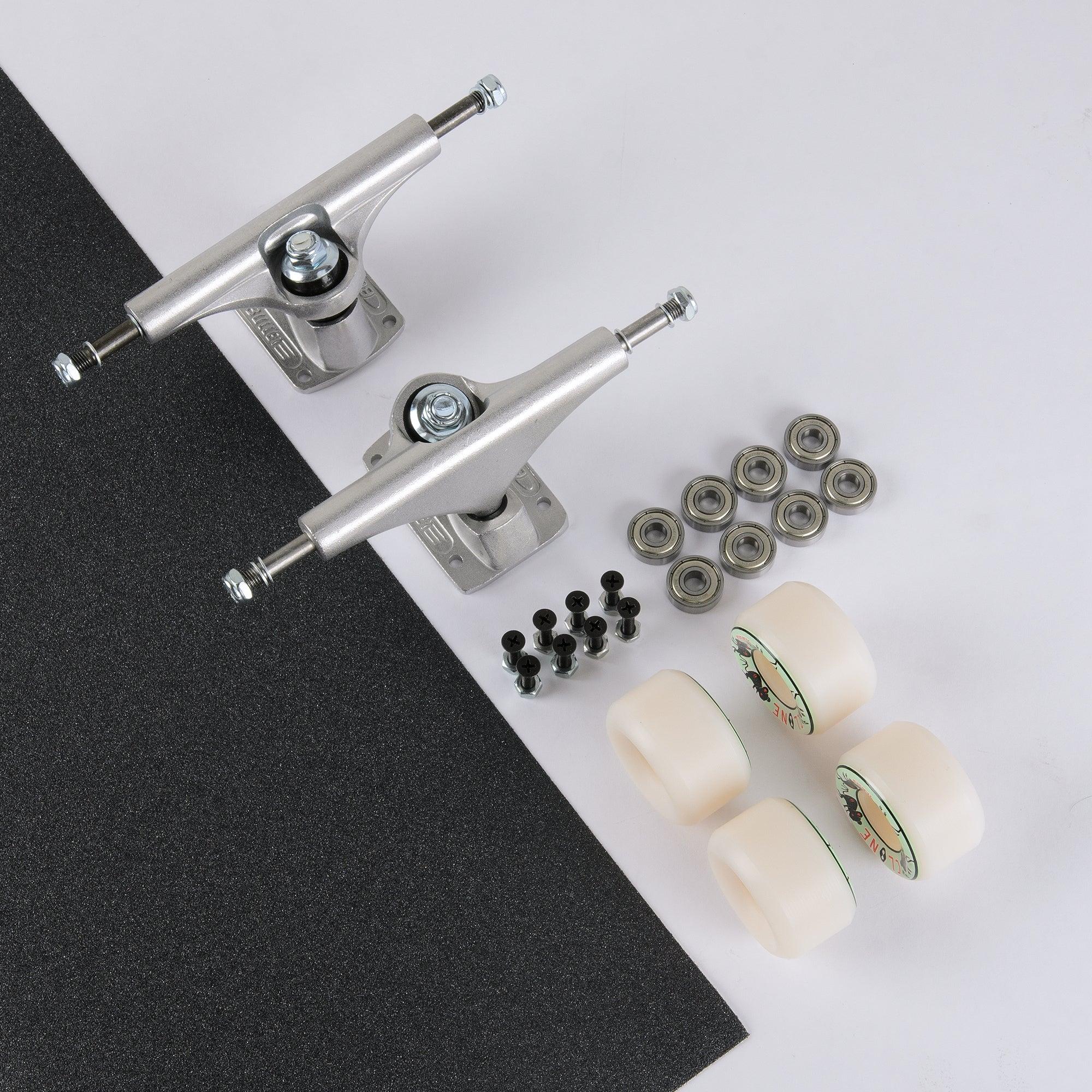 Complete Skateboard Kit - Premium Components for DIY Skateboard Building | Perfect for Beginners & Skateboard Enthusiasts