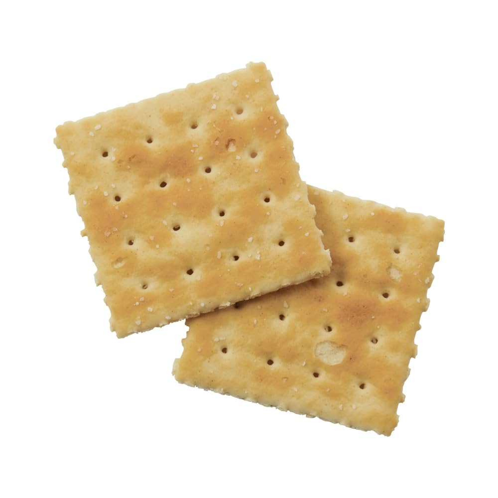 Premium Kosher Saltine Crackers - Made in USA - 2 Crackers per Pack (50 Packs) - Perfect for Soups, Cheese Platters & Snacking