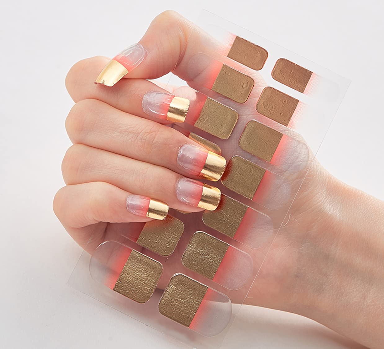 3D Nail Stickers for Women & Girls - Waterproof Glitter Luxury Self-Adhesive DIY Nail Art Decals (14 Pieces, Multicolor) - Perfect for Parties, Weddings, and Everyday Nail Fashion