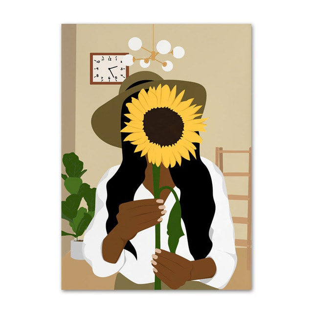 Sunflower Gallery Wall Canvas Posters - Set of 3 Floral Art Prints for Home Decor, Living Room, Bedroom & Office Wall Art - Perfect for Farmhouse, Boho & Modern Interior Design