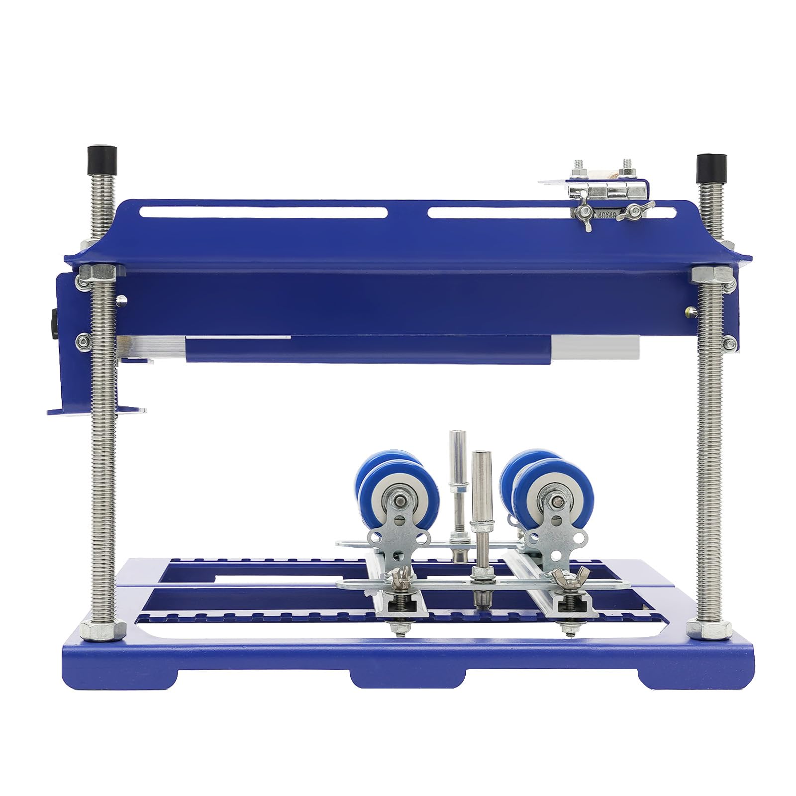 Manual Curved Screen Printing Machine for Cylindrical & Conical Products - DIY Screen Printer Kit for Bottles, Cups, Mugs & Tubes - Perfect for Home Business & Custom Merchandise Printing